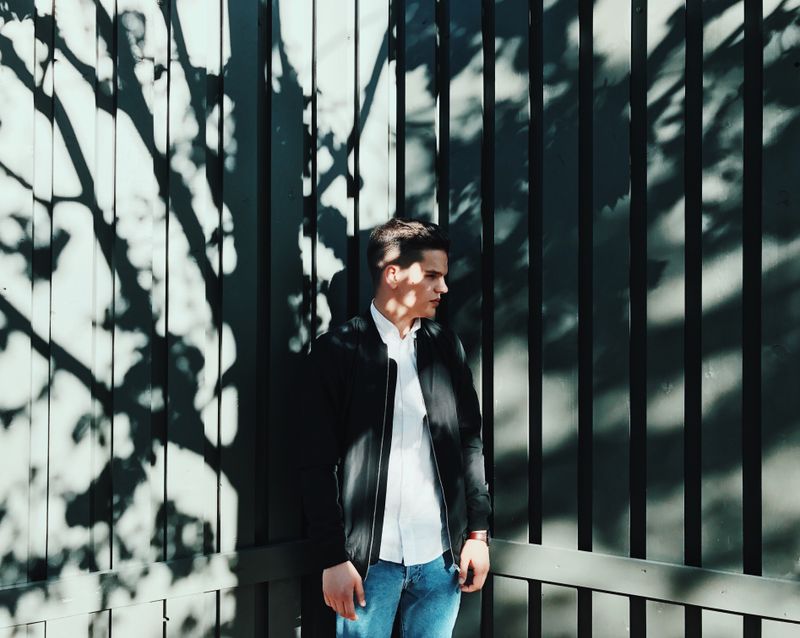 Chaqueta Bomber Negra