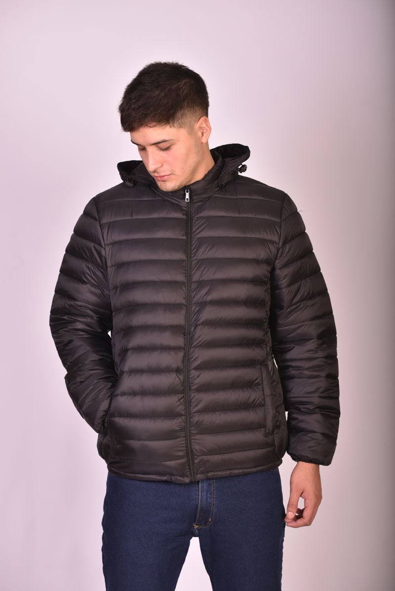 Chaqueta Puffer Negra